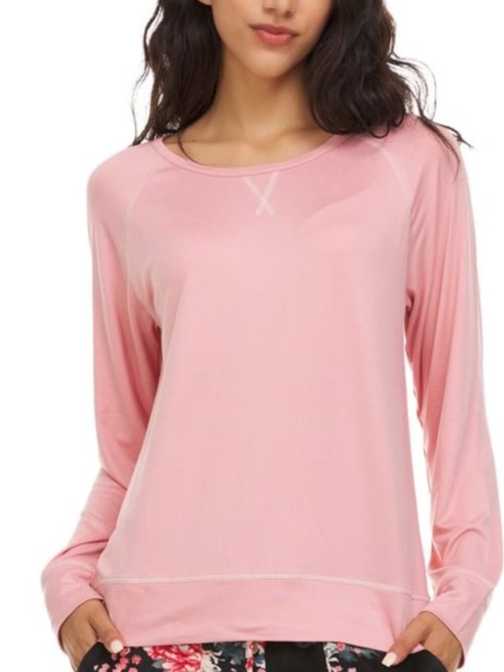 Flora by Flora Nikrooz Womens Solid Pajama Top Only,1-Piece